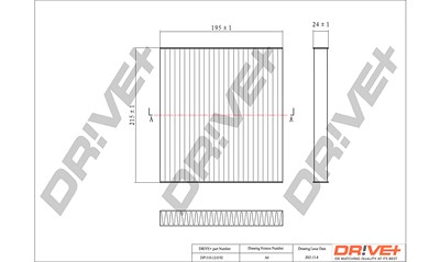 Dr!ve+ Filter, Innenraumluft [Hersteller-Nr. DP1110.12.0192] für Mazda von Dr!ve+