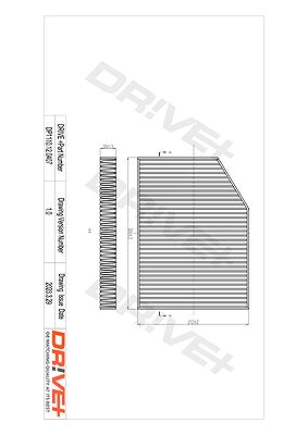 Dr!ve+ Filter, Innenraumluft [Hersteller-Nr. DP1110.12.0407] für Alpina, BMW von Dr!ve+