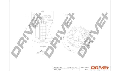 Dr!ve+ Kraftstofffilter DP1110.13.0088 von Dr!ve+