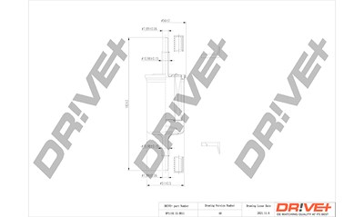 Dr!ve+ Kraftstofffilter [Hersteller-Nr. DP1110.13.0011] für Ford, Jaguar von Dr!ve+