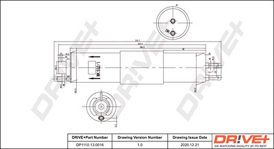 Dr!ve+ Kraftstofffilter [Hersteller-Nr. DP1110.13.0016] für BMW von Dr!ve+