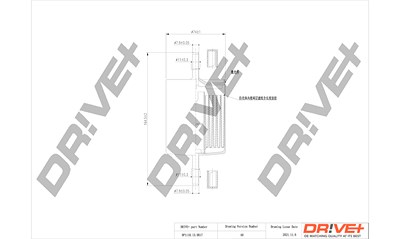 Dr!ve+ Kraftstofffilter [Hersteller-Nr. DP1110.13.0017] für Ford von Dr!ve+