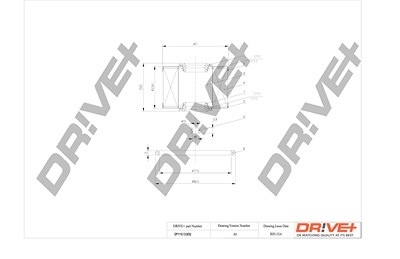 Dr!ve+ Kraftstofffilter [Hersteller-Nr. DP1110.13.0032] für Opel, Dacia, Renault von Dr!ve+