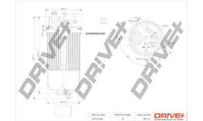 Dr!ve+ Kraftstofffilter [Hersteller-Nr. DP1110.13.0045] für Seat, Skoda, VW von Dr!ve+