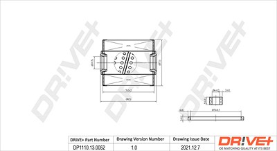 Dr!ve+ Kraftstofffilter [Hersteller-Nr. DP1110.13.0052] für Nissan, Opel, Renault von Dr!ve+