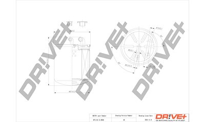 Dr!ve+ Kraftstofffilter [Hersteller-Nr. DP1110.13.0056] für Chrysler, Mercedes-Benz von Dr!ve+