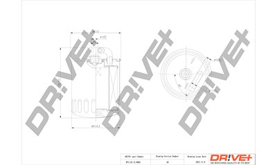 Dr!ve+ Kraftstofffilter [Hersteller-Nr. DP1110.13.0062] für Mercedes-Benz von Dr!ve+