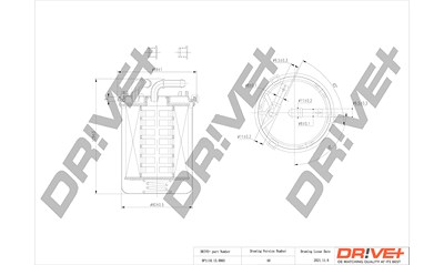 Dr!ve+ Kraftstofffilter [Hersteller-Nr. DP1110.13.0065] für Audi, Seat, Skoda, VW von Dr!ve+