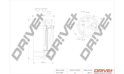 Dr!ve+ Kraftstofffilter [Hersteller-Nr. DP1110.13.0067] für Audi von Dr!ve+