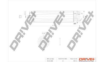 Dr!ve+ Kraftstofffilter [Hersteller-Nr. DP1110.13.0090] für Alpina, BMW, Mini von Dr!ve+