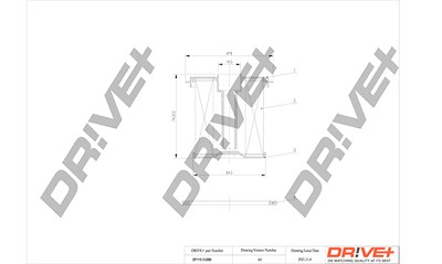 Dr!ve+ Kraftstofffilter [Hersteller-Nr. DP1110.13.0099] für Dacia, Renault von Dr!ve+