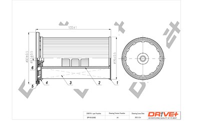 Dr!ve+ Kraftstofffilter [Hersteller-Nr. DP1110.13.0102] für Audi, Seat, VW von Dr!ve+