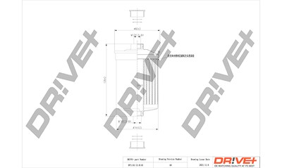 Dr!ve+ Kraftstofffilter [Hersteller-Nr. DP1110.13.0110] für Alfa Romeo, Daimler, Ferrari, Fiat, Jaguar, Lancia, Saab, Volvo, VW von Dr!ve+