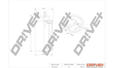 Dr!ve+ Kraftstofffilter [Hersteller-Nr. DP1110.13.0111] für Mitsubishi von Dr!ve+