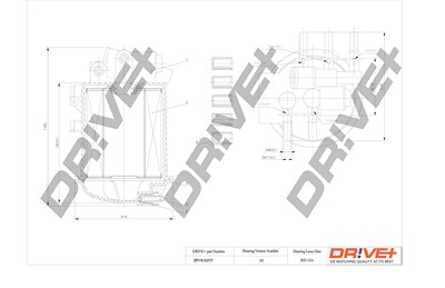 Dr!ve+ Kraftstofffilter [Hersteller-Nr. DP1110.13.0117] für Renault von Dr!ve+