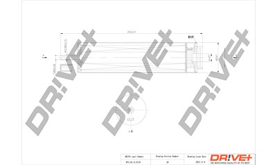 Dr!ve+ Kraftstofffilter [Hersteller-Nr. DP1110.13.0118] für Alpina, BMW, Mini von Dr!ve+