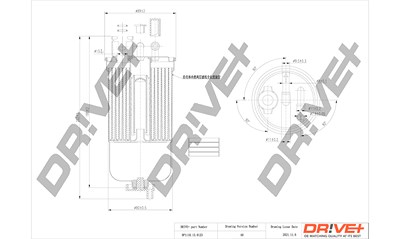 Dr!ve+ Kraftstofffilter [Hersteller-Nr. DP1110.13.0123] für Seat von Dr!ve+