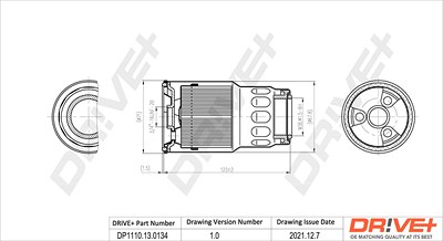 Dr!ve+ Kraftstofffilter [Hersteller-Nr. DP1110.13.0134] für Mazda, Subaru, Toyota von Dr!ve+
