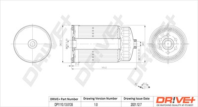 Dr!ve+ Kraftstofffilter [Hersteller-Nr. DP1110.13.0135] für Hyundai, Kia, Ssangyong von Dr!ve+