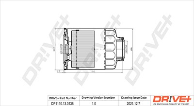 Dr!ve+ Kraftstofffilter [Hersteller-Nr. DP1110.13.0136] für Ford, Mazda von Dr!ve+