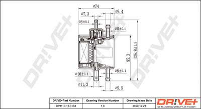 Dr!ve+ Kraftstofffilter [Hersteller-Nr. DP1110.13.0164] für Mercedes-Benz von Dr!ve+