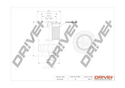 Dr!ve+ Kraftstofffilter [Hersteller-Nr. DP1110.13.0211] für Mazda, Toyota von Dr!ve+