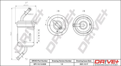 Dr!ve+ Kraftstofffilter [Hersteller-Nr. DP1110.13.0228] für Kia, Mazda von Dr!ve+