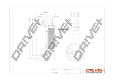 Dr!ve+ Kraftstofffilter [Hersteller-Nr. DP1110.13.0259] für Fiat von Dr!ve+