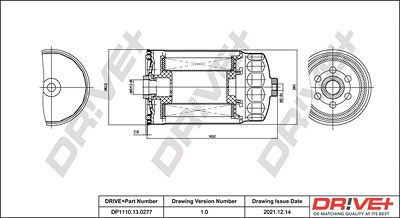 Dr!ve+ Kraftstofffilter [Hersteller-Nr. DP1110.13.0277] für Hyundai, Kia von Dr!ve+