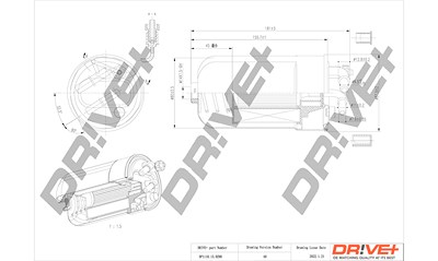 Dr!ve+ Kraftstofffilter [Hersteller-Nr. DP1110.13.0290] für Opel von Dr!ve+