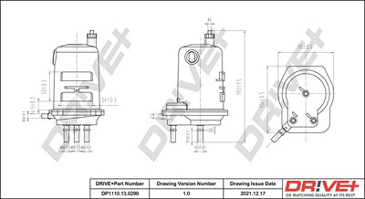 Dr!ve+ Kraftstofffilter [Hersteller-Nr. DP1110.13.0299] für Nissan, Renault von Dr!ve+