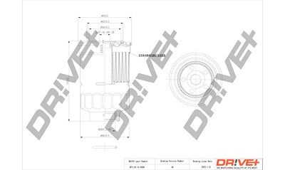 Dr!ve+ Kraftstofffilter [Hersteller-Nr. DP1110.13.0308] für Mazda von Dr!ve+