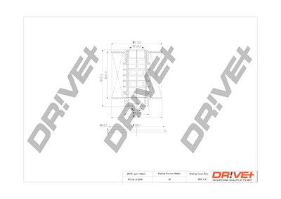 Dr!ve+ Kraftstofffilter [Hersteller-Nr. DP1110.13.0316] für Mercedes-Benz von Dr!ve+