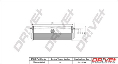 Dr!ve+ Luftfilter [Hersteller-Nr. DP1110.10.0018] für Mercedes-Benz von Dr!ve+