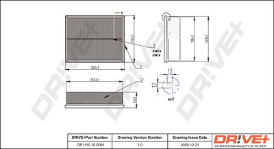 Dr!ve+ Luftfilter [Hersteller-Nr. DP1110.10.0091] für Audi, Seat von Dr!ve+