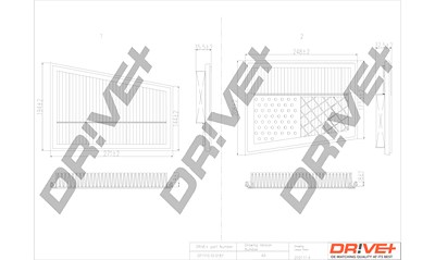 Dr!ve+ Luftfilter [Hersteller-Nr. DP1110.10.0187] für Mercedes-Benz von Dr!ve+