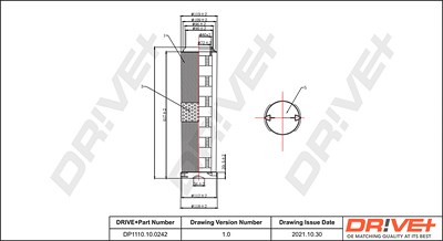 Dr!ve+ Luftfilter [Hersteller-Nr. DP1110.10.0242] für Mercedes-Benz von Dr!ve+