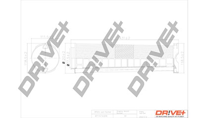 Dr!ve+ Luftfilter [Hersteller-Nr. DP1110.10.0246] für Mercedes-Benz von Dr!ve+