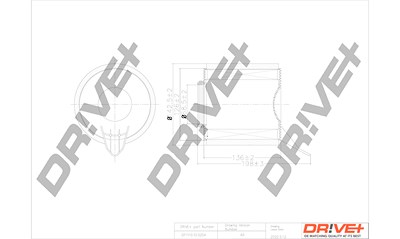 Dr!ve+ Luftfilter [Hersteller-Nr. DP1110.10.0254] für BMW von Dr!ve+