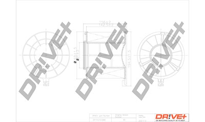 Dr!ve+ Luftfilter [Hersteller-Nr. DP1110.10.0266] für Audi von Dr!ve+