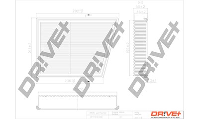 Dr!ve+ Luftfilter [Hersteller-Nr. DP1110.10.0334] für BMW, Mini von Dr!ve+