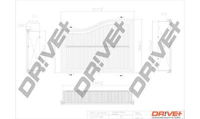 Dr!ve+ Luftfilter [Hersteller-Nr. DP1110.10.0358] für Mercedes-Benz von Dr!ve+