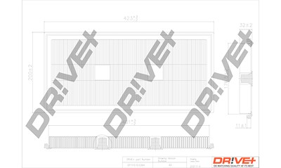 Dr!ve+ Luftfilter [Hersteller-Nr. DP1110.10.0364] für Mercedes-Benz von Dr!ve+