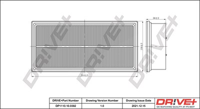 Dr!ve+ Luftfilter [Hersteller-Nr. DP1110.10.0382] für Volvo von Dr!ve+