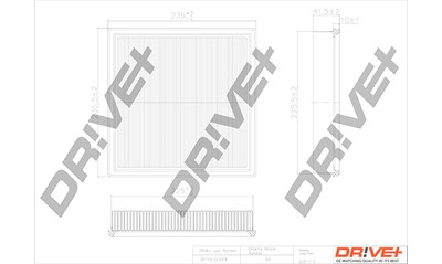 Dr!ve+ Luftfilter [Hersteller-Nr. DP1110.10.0418] für BMW von Dr!ve+