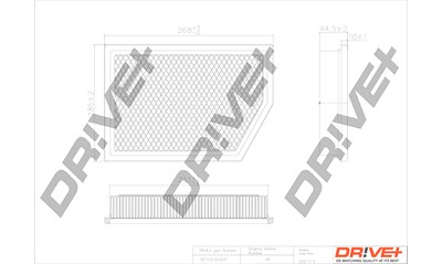 Dr!ve+ Luftfilter [Hersteller-Nr. DP1110.10.0437] für Jeep von Dr!ve+