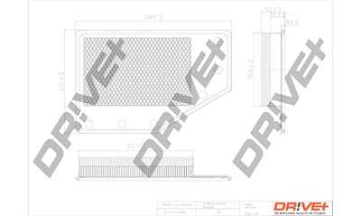 Dr!ve+ Luftfilter [Hersteller-Nr. DP1110.10.0589] für Opel von Dr!ve+