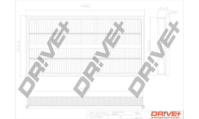 Dr!ve+ Luftfilter [Hersteller-Nr. DP1110.10.0603] für Mercedes-Benz von Dr!ve+
