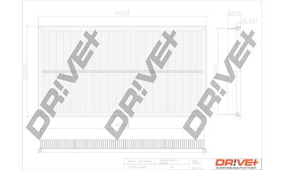 Dr!ve+ Luftfilter [Hersteller-Nr. DP1110.10.0604] für Mercedes-Benz von Dr!ve+