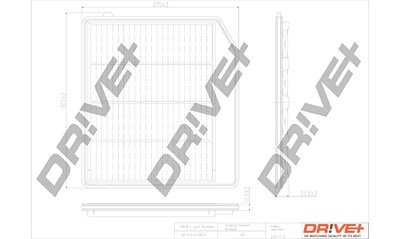 Dr!ve+ Luftfilter [Hersteller-Nr. DP1110.10.0627] für Suzuki von Dr!ve+